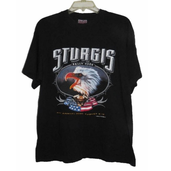 STURGIS 2001 T Shirt XL 61st BLACK HILLS RALLY - Picture 3 of 6